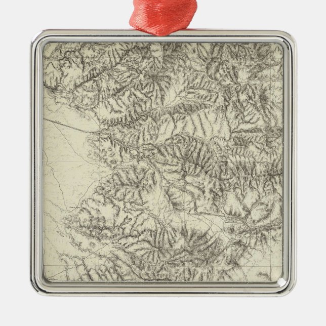 Ornamento De Metal Califórnia do sul (Frente)