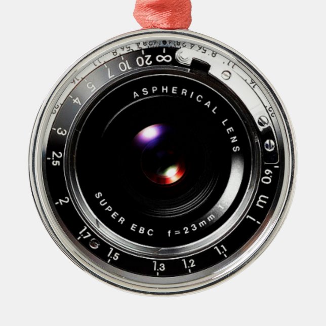 Ornamento De Metal Câmara de Filme da Escola Antiga (Frente)