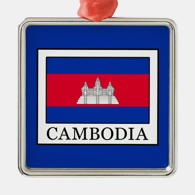 Ornamento De Metal Camboja (Frente)