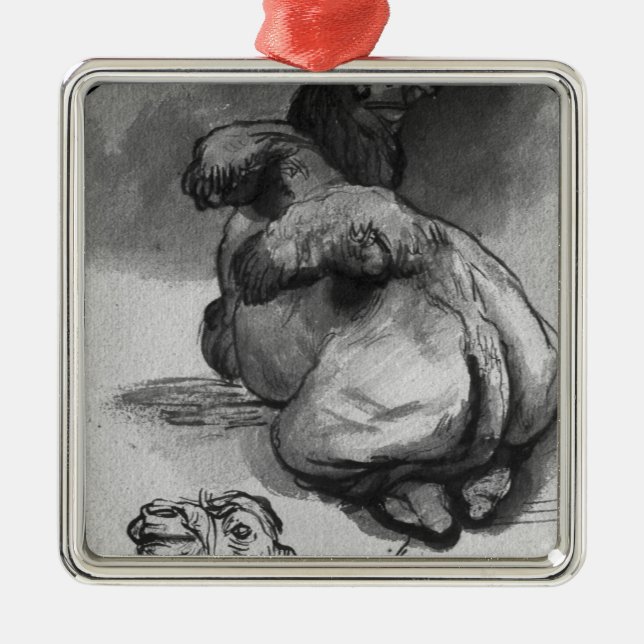 Ornamento De Metal Camelos (Frente)