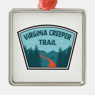 Ornamento De Metal Caminho do Creeper da Virgínia