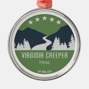 Ornamento De Metal Caminho do Creeper da Virgínia