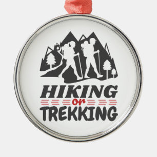 Ornamento De Metal Caminho ou Trekking