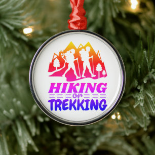 Ornamento De Metal Caminho ou Trekking