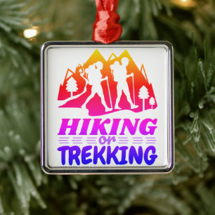 Ornamento De Metal Caminho ou Trekking