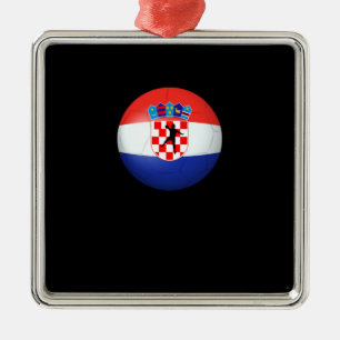Ornamento De Metal Camisa do Torneio da Bandeira da Croácia - Handebo
