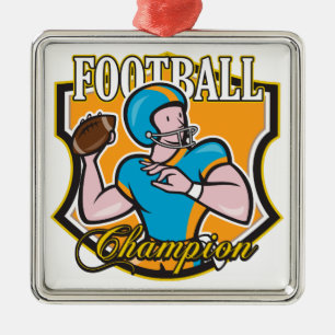 Ornamento De Metal Campeão do futebol