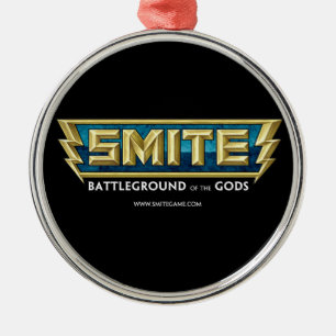 Ornamento De Metal Campo de batalha do logotipo do SMITE dos deuses