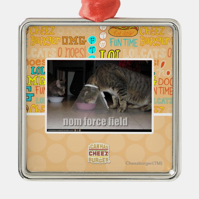 Ornamento De Metal campo de força do nom (Frente)