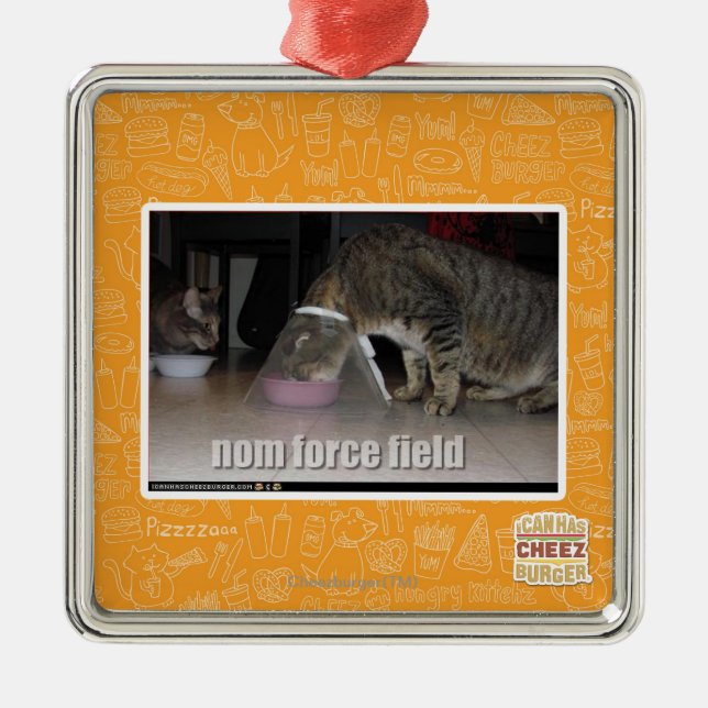 Ornamento De Metal campo de força do nom (Frente)