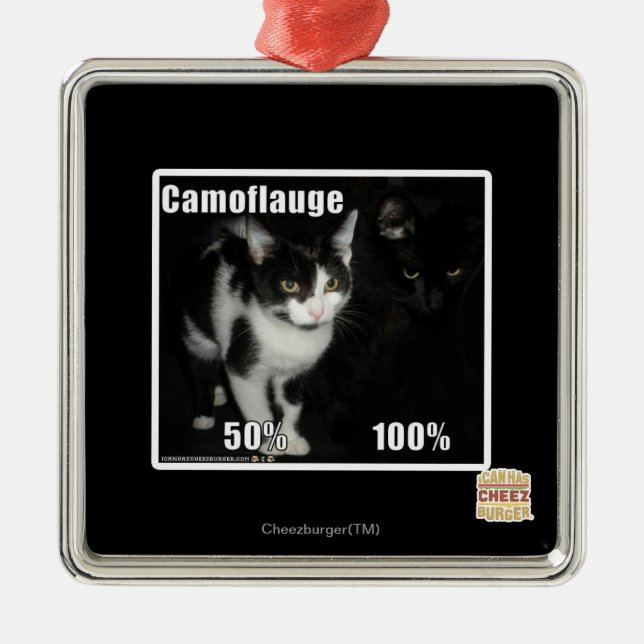 Ornamento De Metal Camuflagem (Frente)