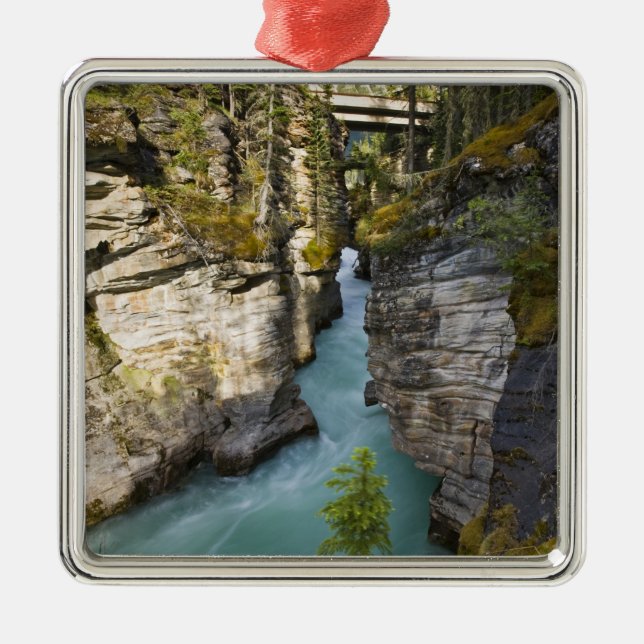 Ornamento De Metal Canadá, Alberta, Parque Nacional Jasper, Athabasca (Frente)