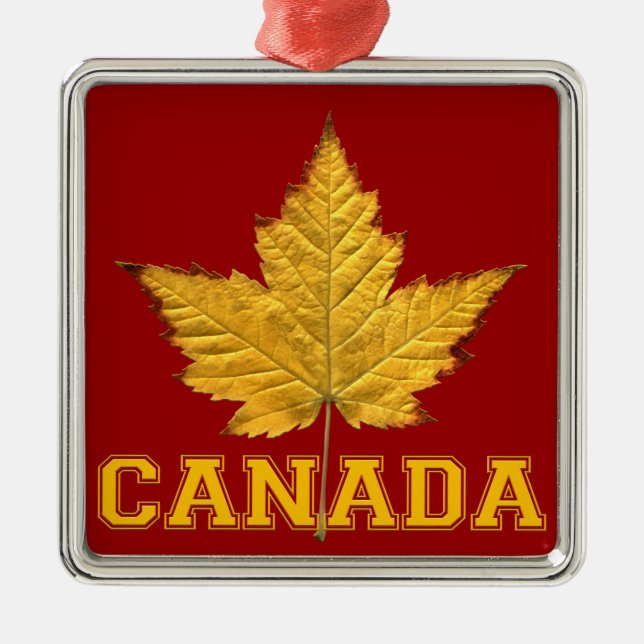 Ornamento De Metal Canada Ornament Souvenir Personalized Canada Gifts (Frente)