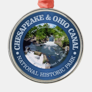 Ornamento De Metal Canal Chesapeake & Ohio NHP