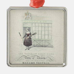 Ornamento De Metal Canção bávara das meninas pelo máximo Gouci, f