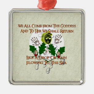 Ornamento De Metal Canção da deusa