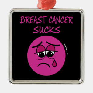 Ornamento De Metal CANCER da mama