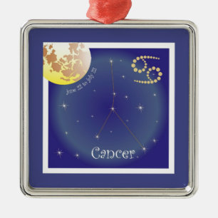 Ornamento De Metal Cancer June 22 to July 22 alfaia