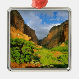 Ornamento De Metal Cânion Kolob no Zion Canyon no Zion National