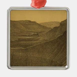 Ornamento De Metal Canon dentro de um cânone, o Rio Colorado