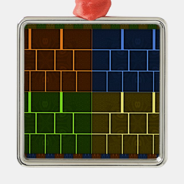 Ornamento De Metal Canvas de parede (Frente)