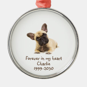Ornamento De Metal Cão de Pet do Memorial de Fotografias Personalizad