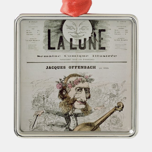 Ornamento De Metal Capa 'do La Lune (Frente)