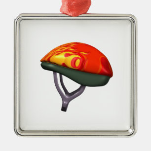Ornamento De Metal Capacete da bicicleta