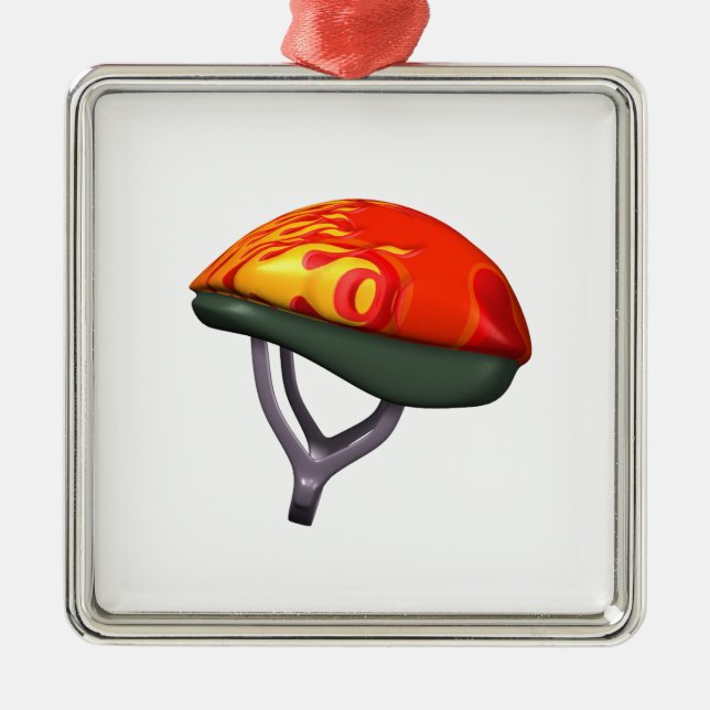 Ornamento De Metal Capacete da bicicleta (Frente)