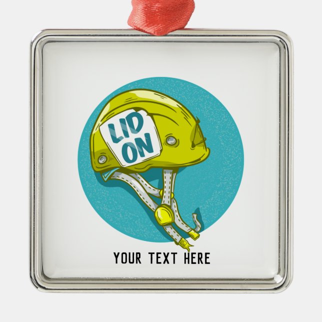 Ornamento De Metal Capacete de Escalada de Rock (Frente)