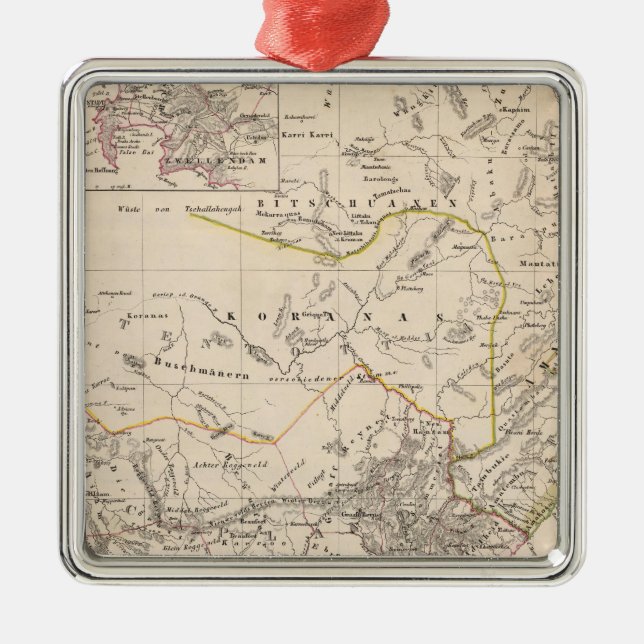 Ornamento De Metal Cape Town, África do Sul (Frente)