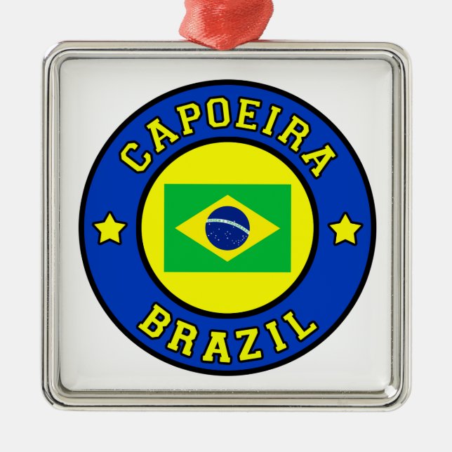 Ornamento De Metal Capoeira (Frente)