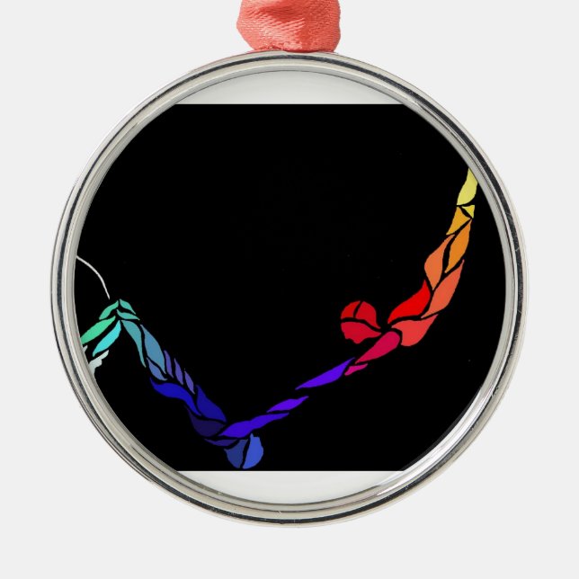 Ornamento De Metal Captura do trapézio do vôo (Frente)