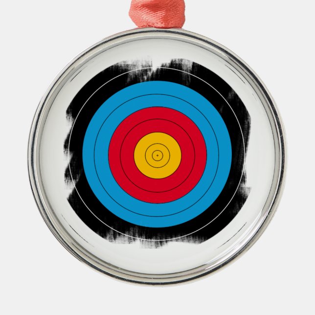 Ornamento De Metal Cara do alvo (Frente)