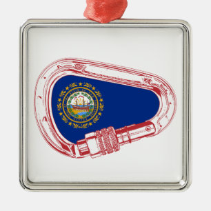Ornamento De Metal Carabineiro de Nova Hampshire Flag
