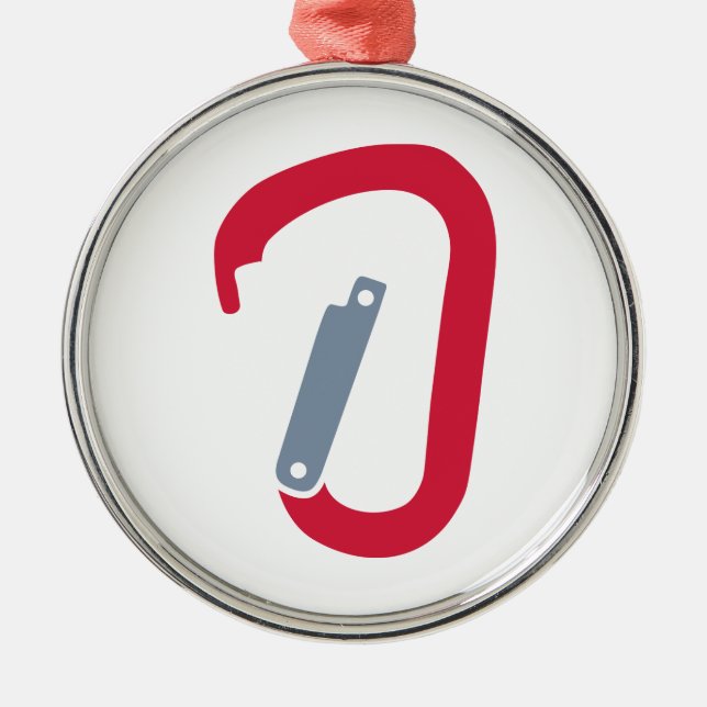 Ornamento De Metal Carabiner da escalada (Frente)