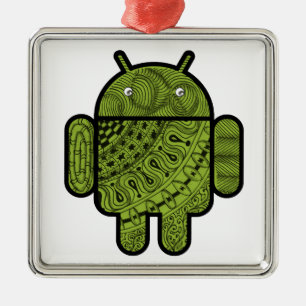 Ornamento De Metal Caractere de porta Pancho para o robô Android™