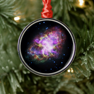 Ornamento De Metal Caranguejo Nebula Supernova Remanescente Composto