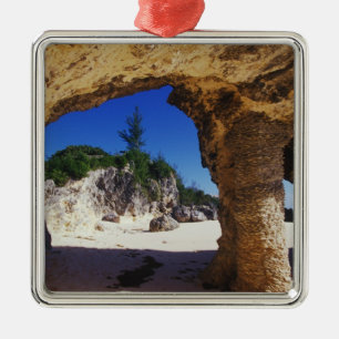 Ornamento De Metal Caribe, Bermudas, Cidade de Tucker.Natural