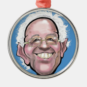 Ornamento De Metal Caricatura das máquinas de lixar de Bernie