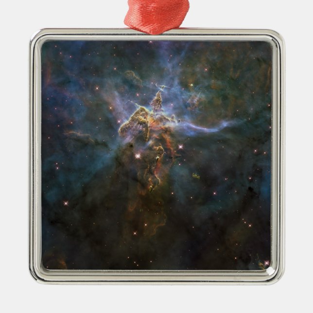 Ornamento De Metal Carina Nebula - Pilares formadores de estrelas (Frente)