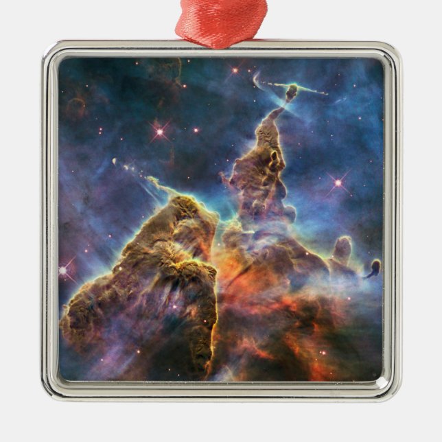 Ornamento De Metal Carina Nebula Print (Frente)