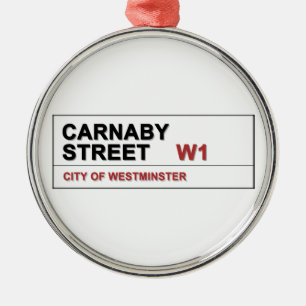 Ornamento De Metal Carnaby Street Londres Inglaterra - Swing!
