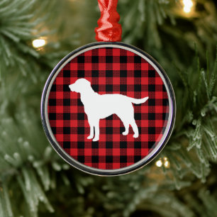 Ornamento De Metal Carneiro Buffalo Check Mountain