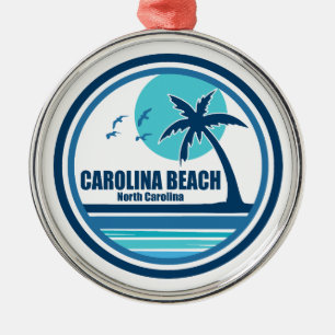 Ornamento De Metal Carolina do Norte Carolina Palm Tree Birds