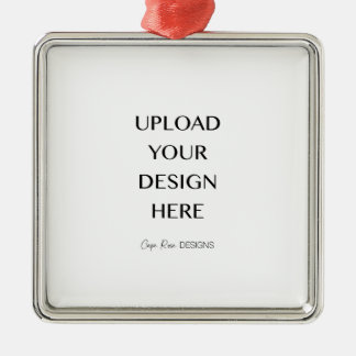 Ornamento De Metal Carregue seu próprio Design