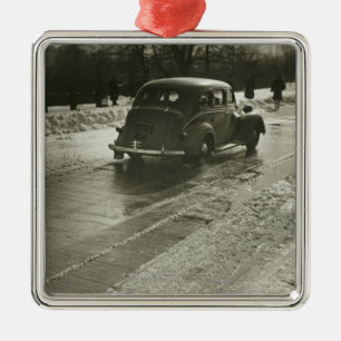 Ornamento De Metal Carro na estrada