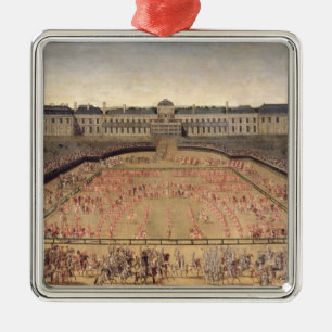 Ornamento De Metal Carrossel dado para Louis XIV