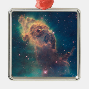 Ornamento De Metal Cartão postal do jato na Nebulosa de Carina