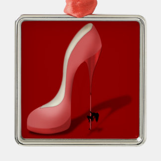 Ornamento De Metal Cartoon Giant Red Stiletto - Dançarino Heel